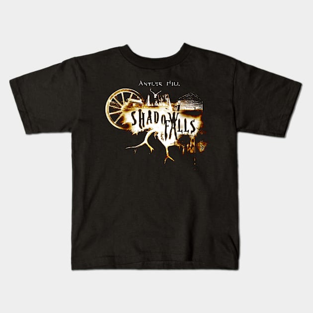 Shadow Falls Kids T-Shirt by AntlerHillArts